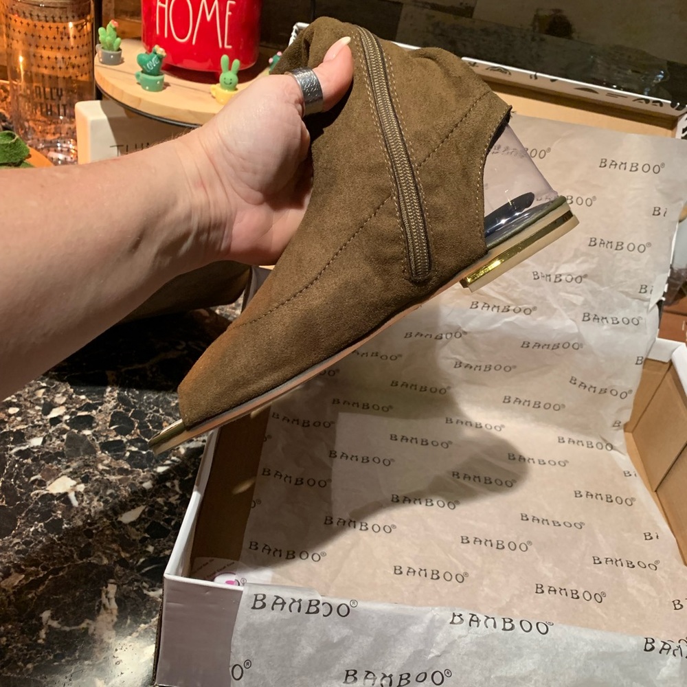 Brown suede sandal boots!!! - Picture 6 of 13
